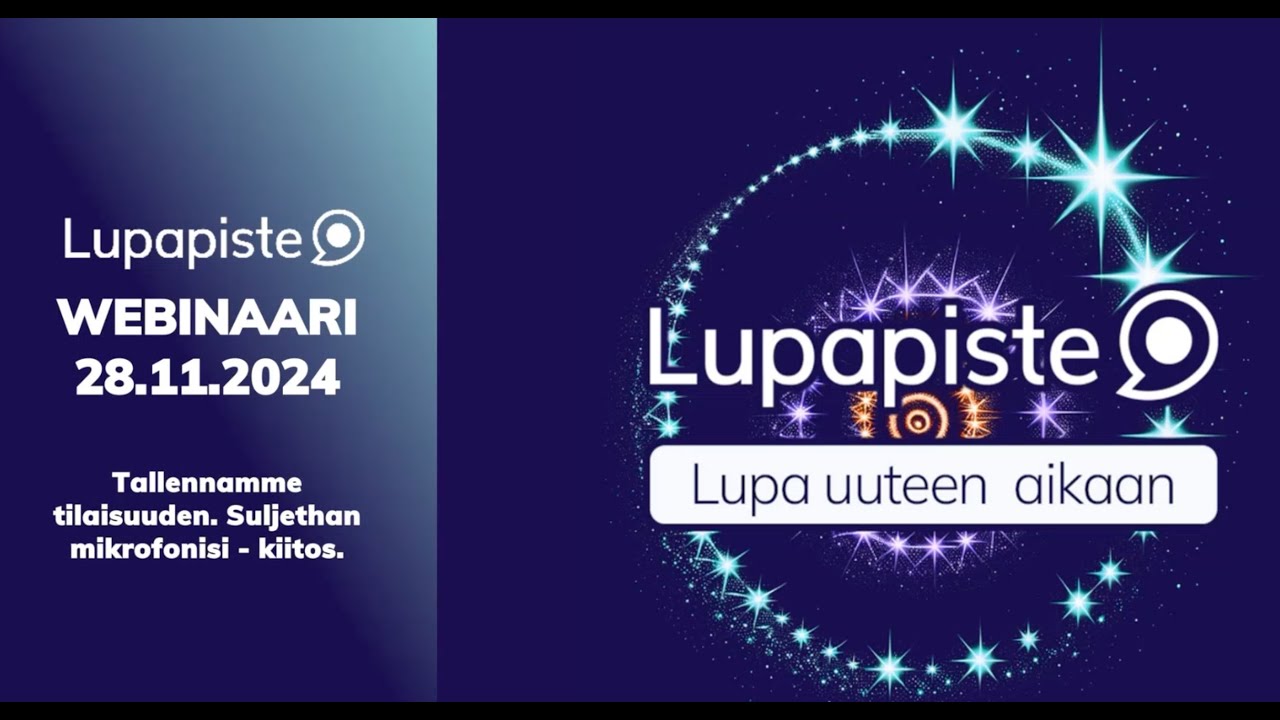 Lupapiste webinaari 28.11.2024