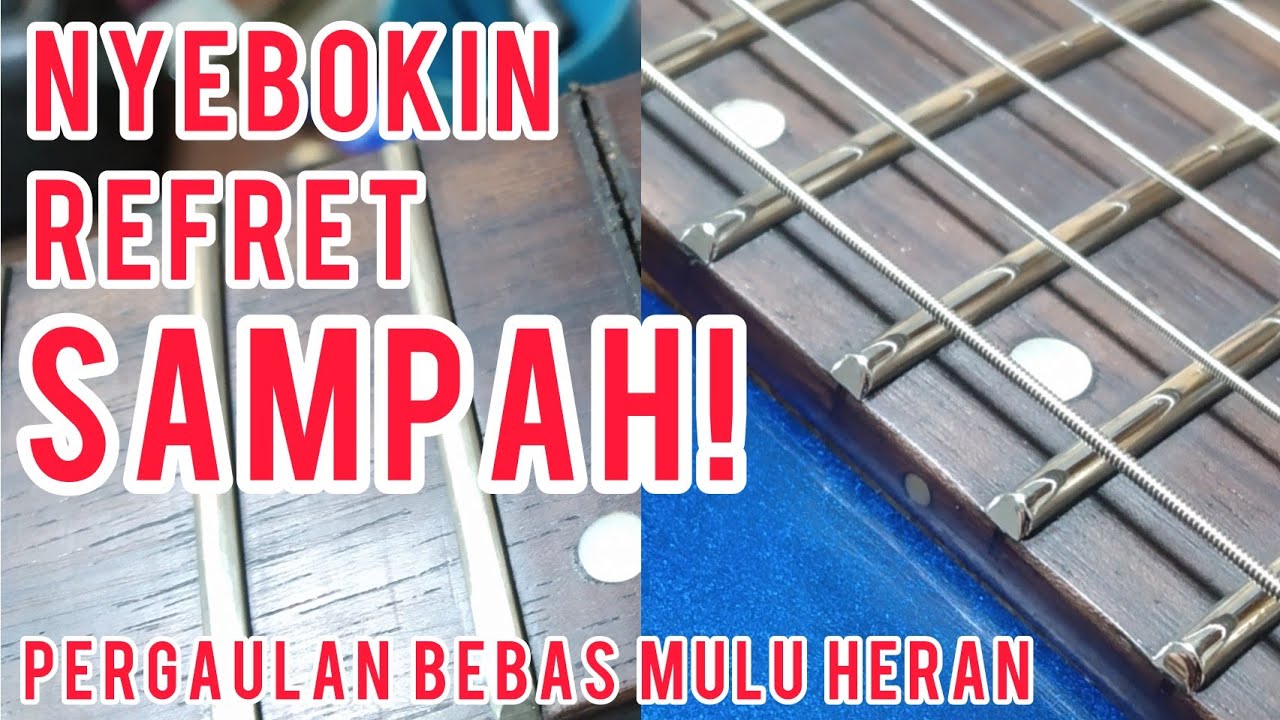 Gitar Washburn Refret Abis Banyak Karena.... #bassboifretworks Ep.140