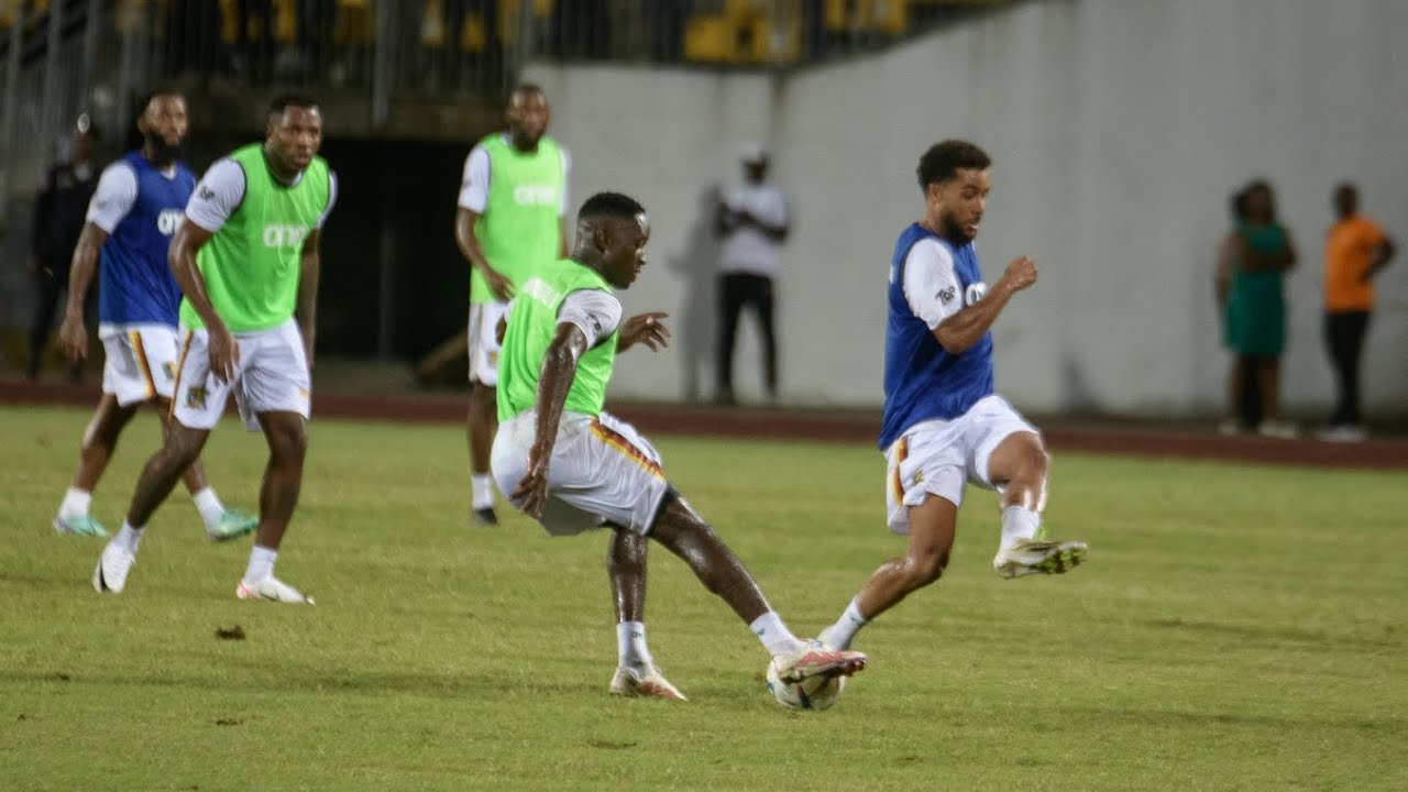 Les Lions Indomptables ont effectué leur première séance d'entrainement au stade de la réunification