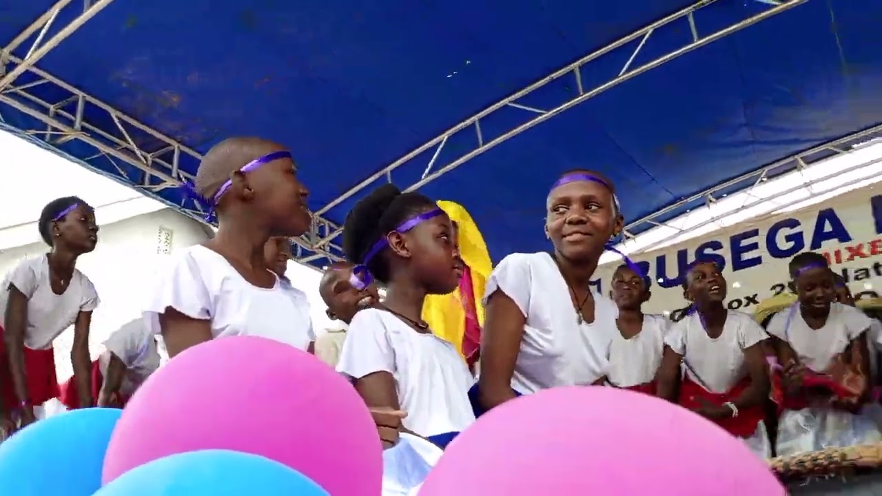 We are so happy we could be here to watch your Concert! at Busega Preparatory School Lubaga Division