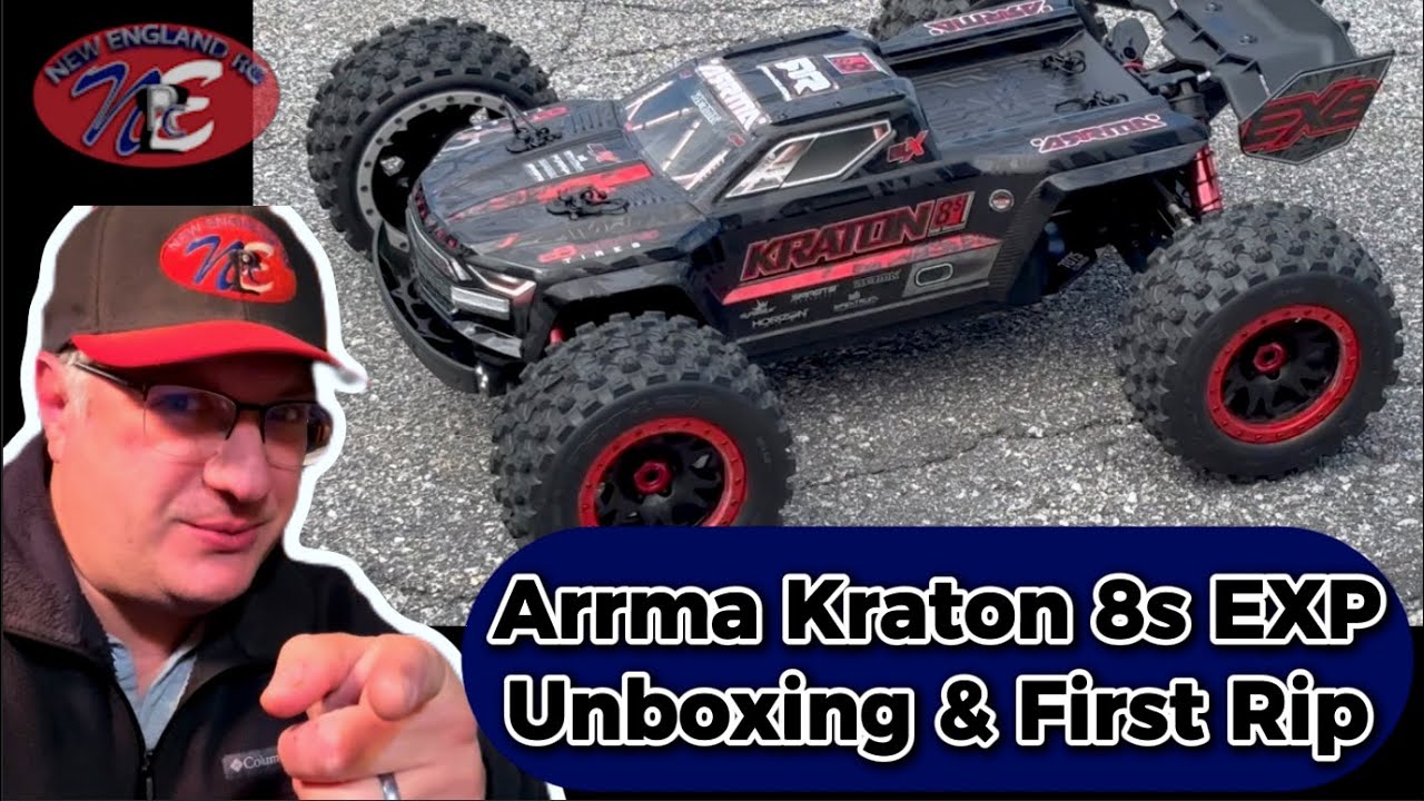 Arrma Kraton 8s EXB – Unboxing & First Rip - NEW ENGLAND RC – E195