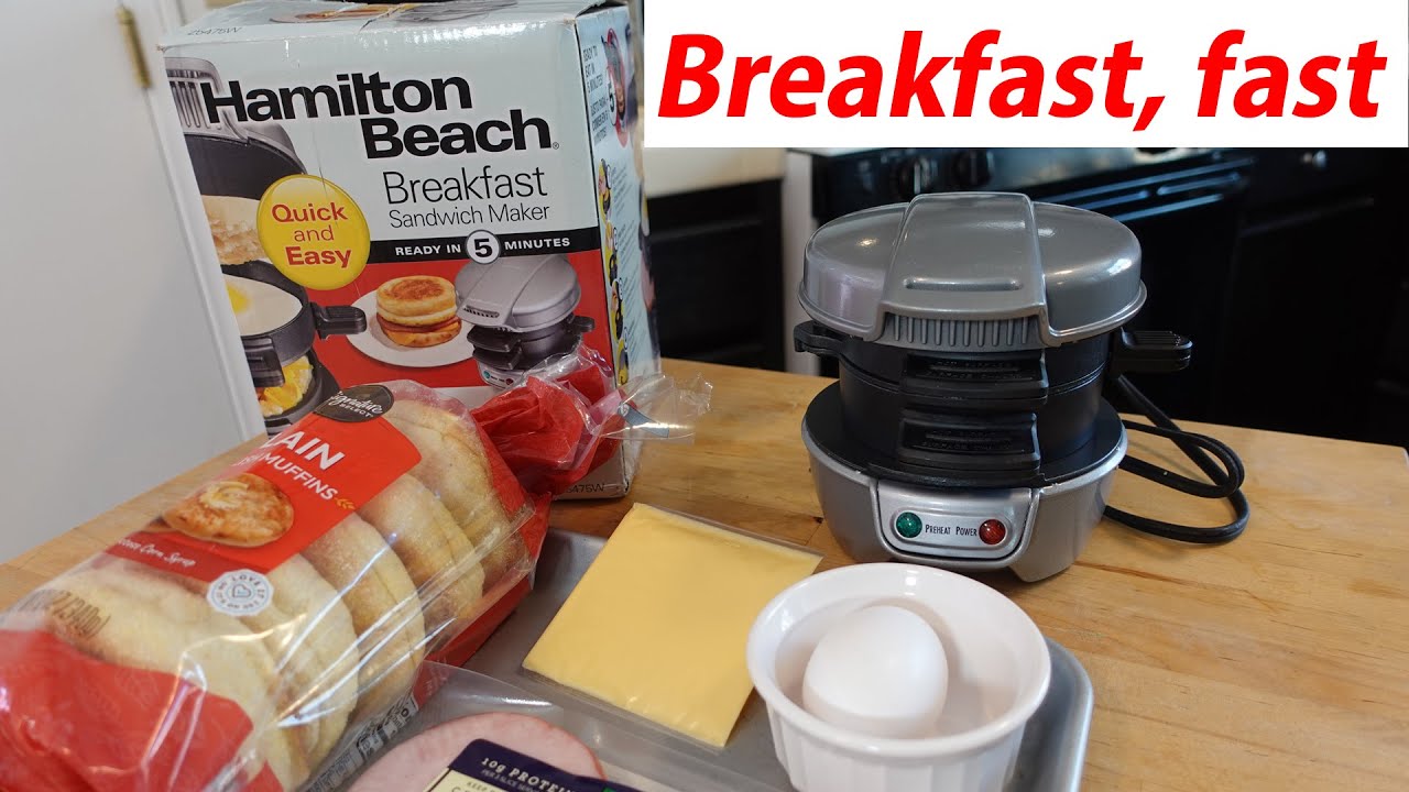 Сэндвич-машина Hamilton Beach Breakfast: герой утра?