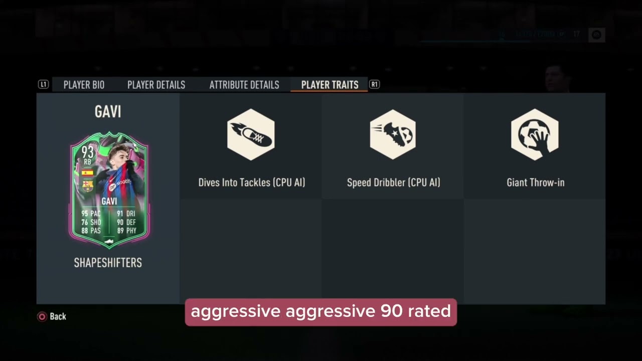SHAPESHIFTERS GAVI PLAYER REVIEW! - FUT23