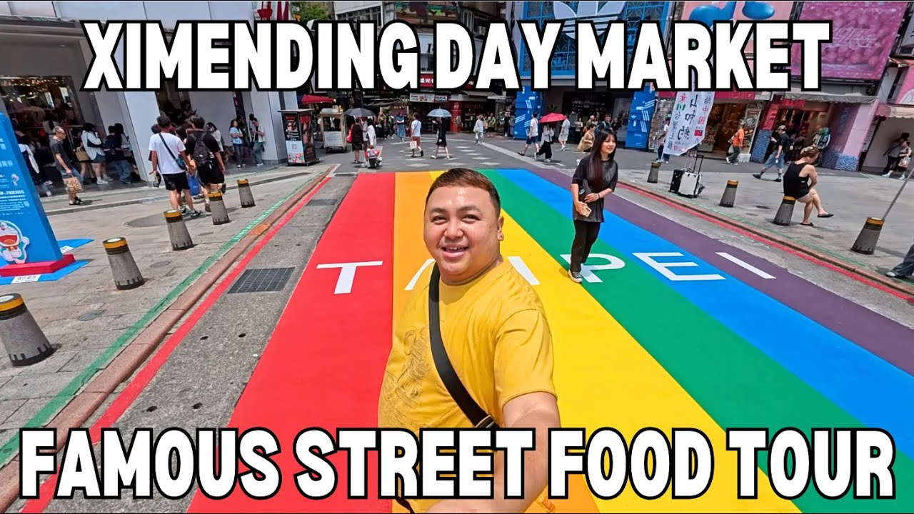 XIMENDING FOOD TOUR - DAY TIME | FAMOUS STREET FOOD TOUR