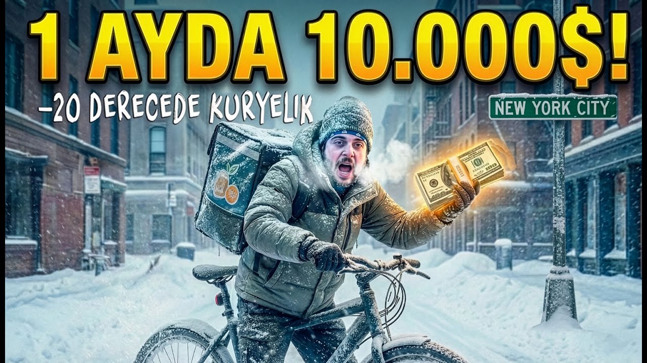 AMERİKADA BİSİKLETLE KURYELİK YAPARAK AYDA 10 BİN DOLAR KAZANMAK 🇺🇸 #11 2220DOLLAR
