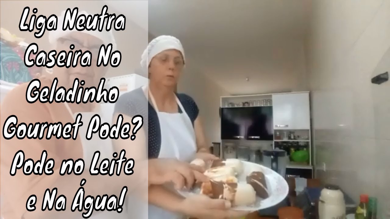 Liga Neutra Caseira de Maizena Preço Mais Barato Para Geladinho Gourmet de Leite Canal Vani