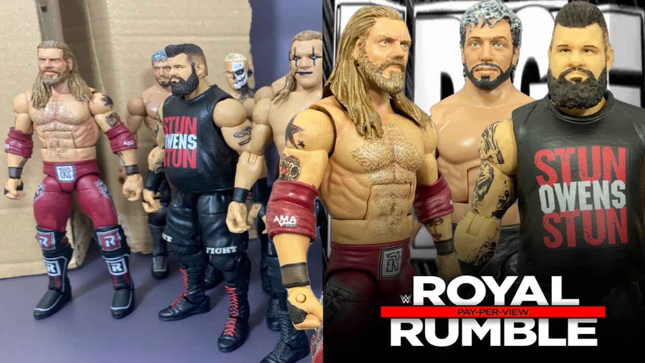HUGE BAGS OF WWE FIGURE CUSTOMS! Edge Return WWE Royal Rumble 2020 Figure