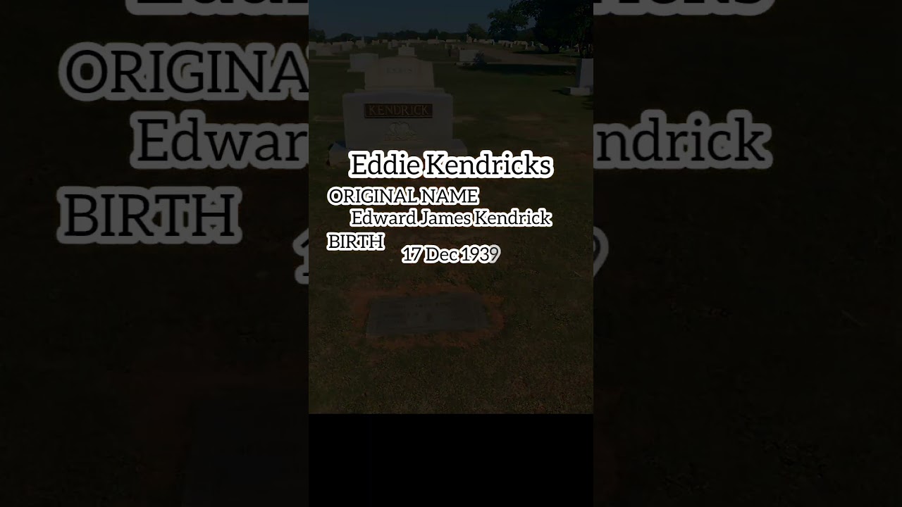 【visit to a grave】Eddie Kendricks【Famous Memorial】#gravestones #rip