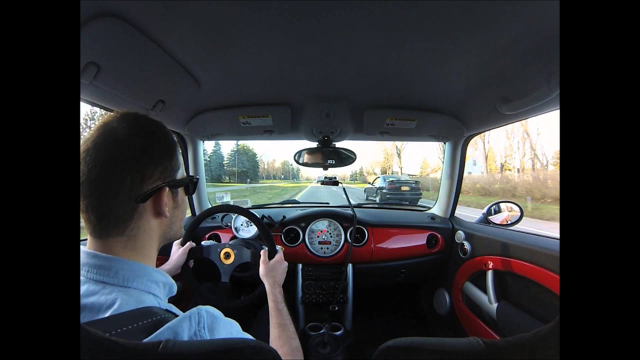 Mini Cooper S R53 Ripping Around with Procharged 5.0 Mustang (+ Racing)