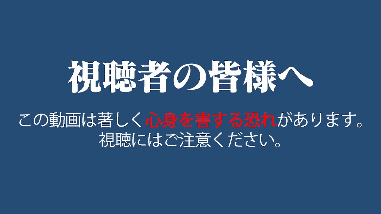 これがテレビに映ったらすぐ逃げてください