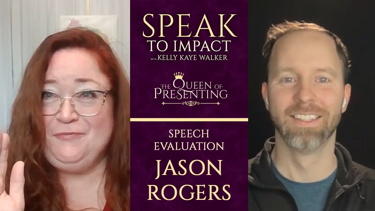 Jason Rogers Gives a Speech and Kelly Evaluates It