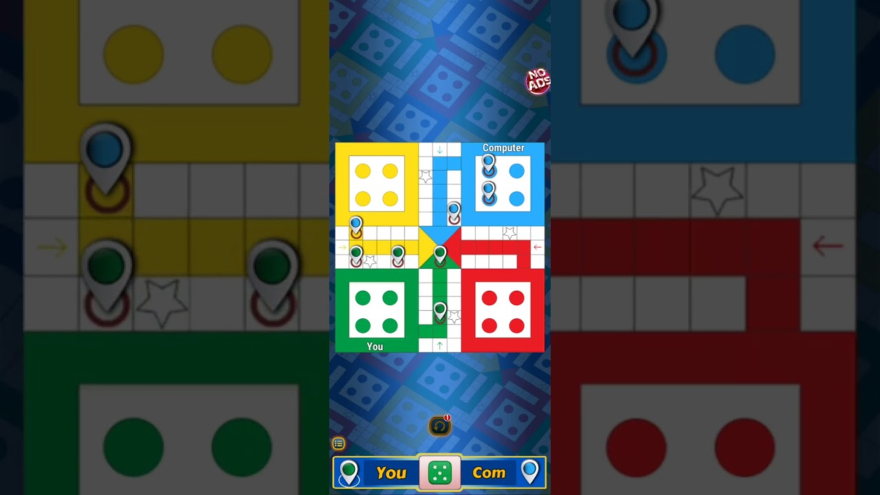Ludo king 💥game( play 224)Me vs computer 🎲Ludo king game player |#ludoking 