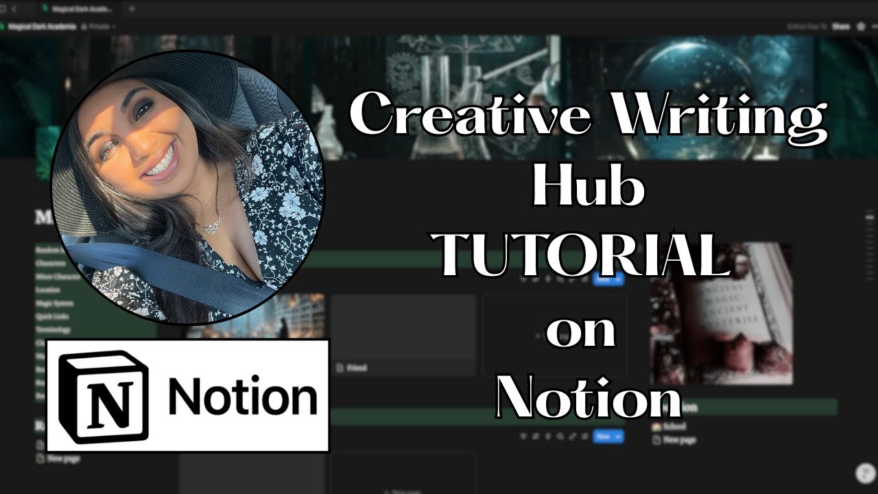 CREATE A WRITING HUB ON NOTION - TUTORIAL | For WRITERS & AUTHORS & CREATIVES | Beginner Friendly
