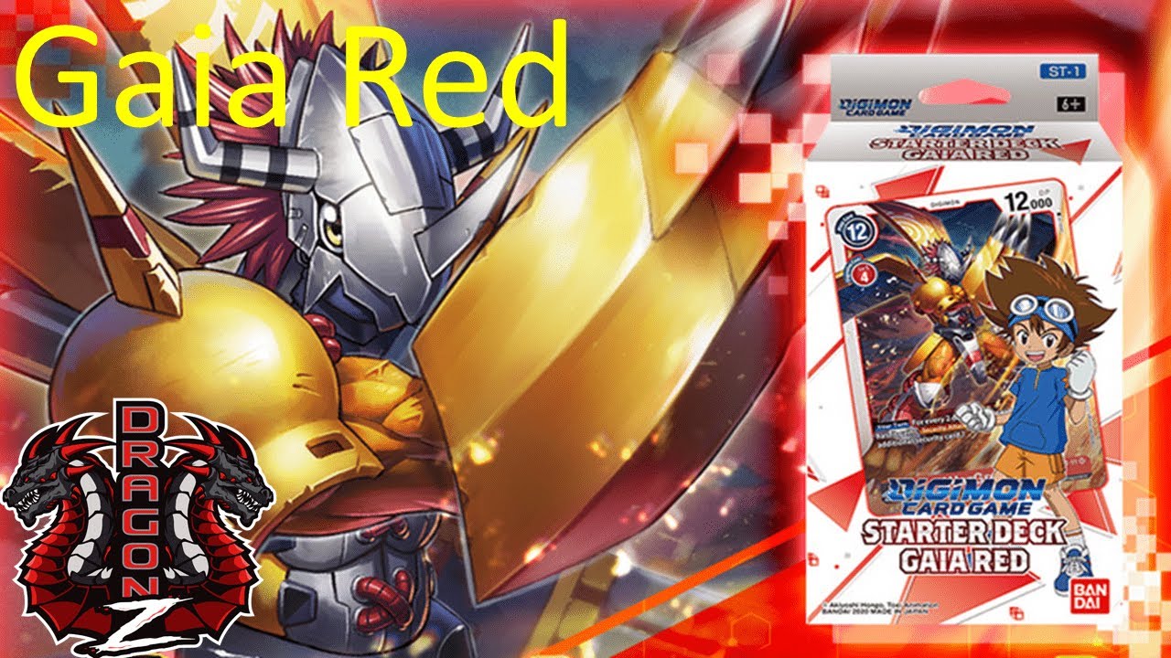 Digimon Card Game - Starter Deck Gaia Red Opening (deutsch)