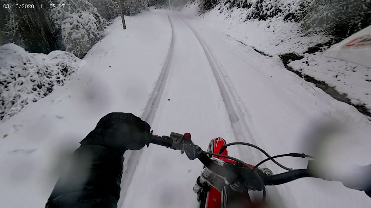 In trial sulla neve