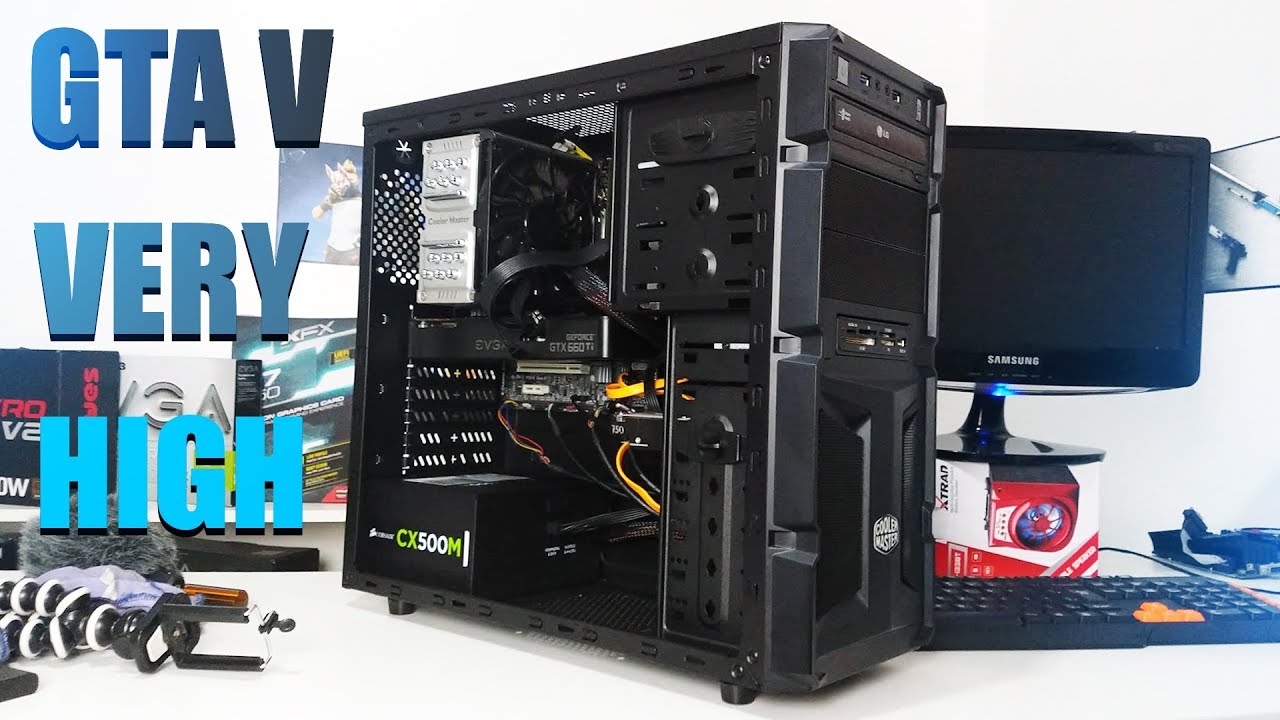 GTA V NO PC GAMER DA ESPOSA! TESTE PC GAMER BARATO 18!