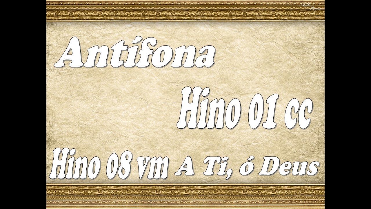 Voz de Melodia 08 - A Ti, ó Deus