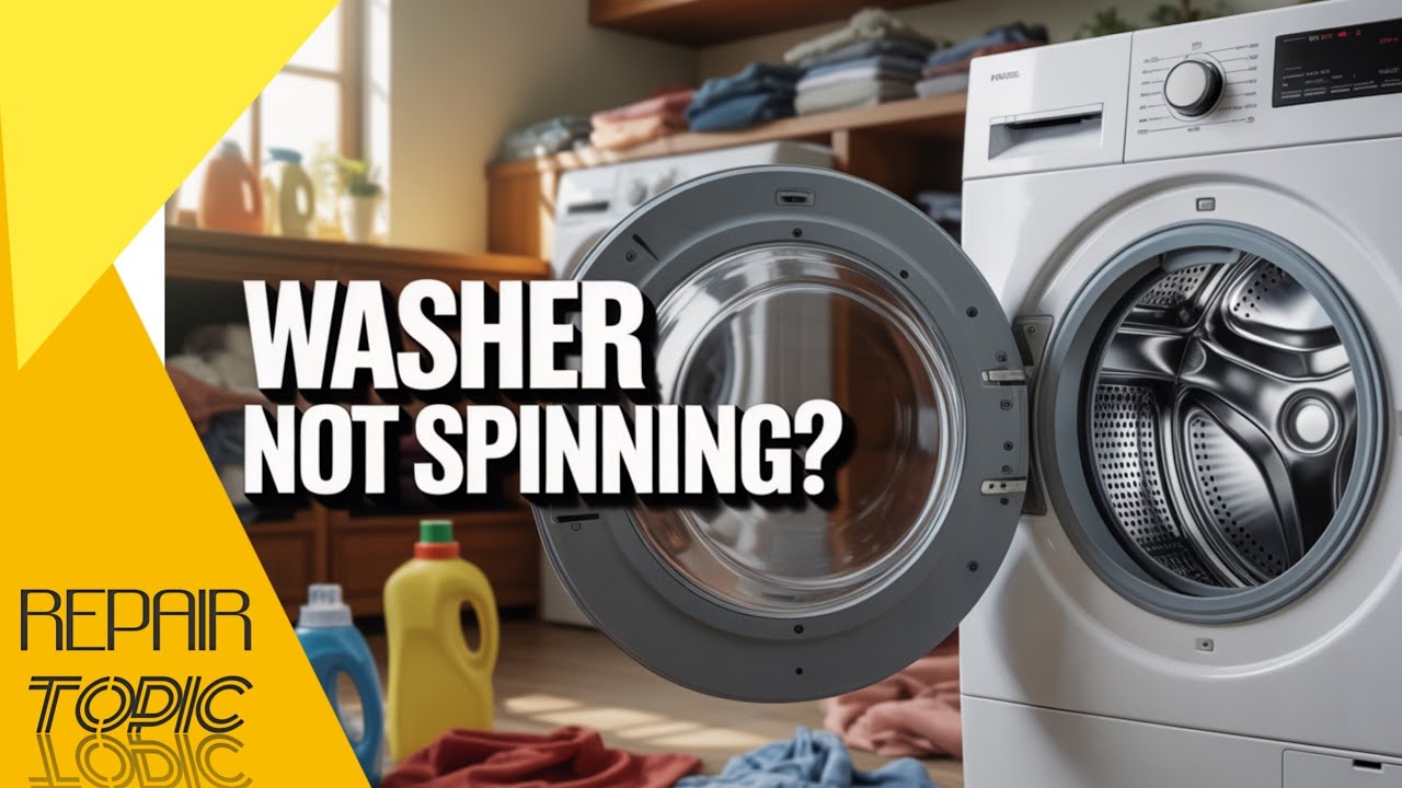 Washing machine won't spin |How to repair