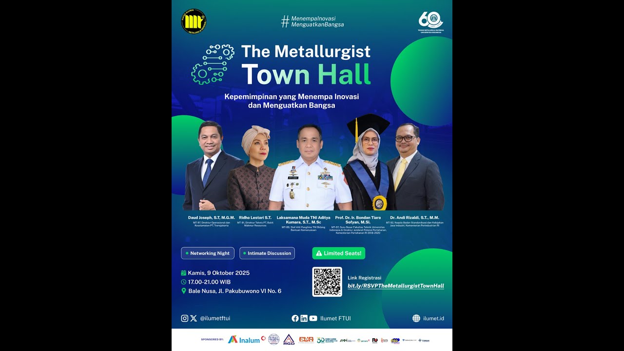 The Metallurgist Town Hall - 9 Oktober 2025