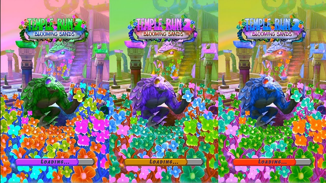 Temple Run 2 New Update Colour Challenge | Blooming Sands