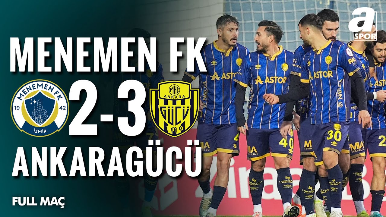 Menemen FK 2-3 Ankaragücü | FULL MAÇ | Ziraat Türkiye Kupası 5. Tur Maçı | 18.12.2024