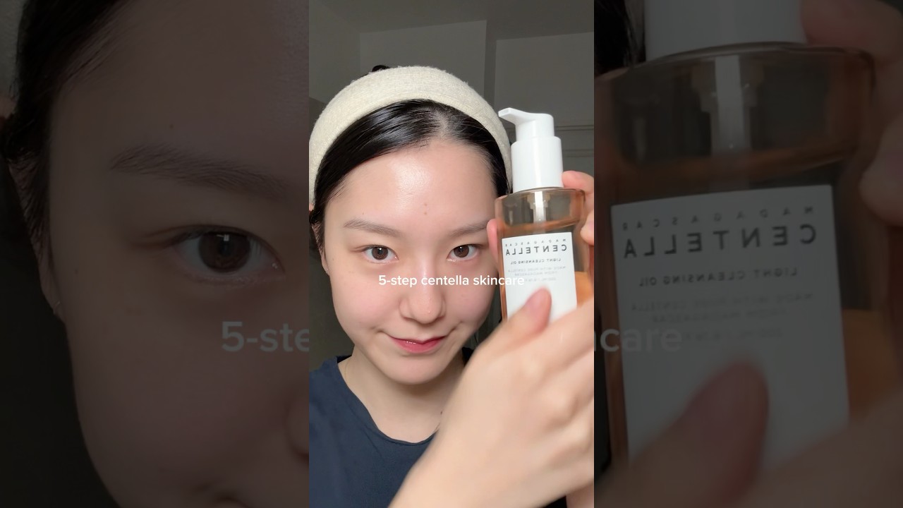 5-step centella skincare 🌿
