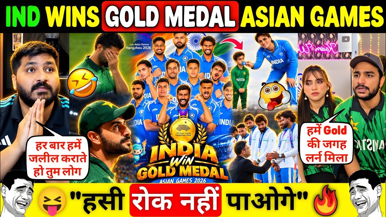😂 PAK MEDIA CRYING AFTER IND BEAT PAK & WINS GOLD MEDAL 🥇 ASIAN GAMES 🔥 PAK FANS LIVE REACTIONS