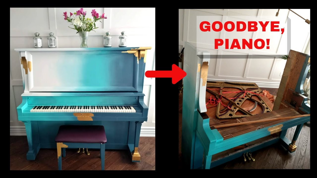 HOW TO TAKE APART AN UPRIGHT PIANO