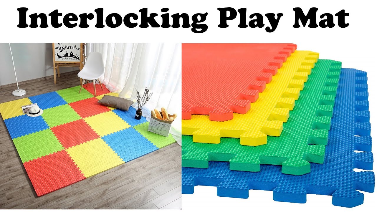 Interlocking Play Mat for Kids | Amazon Brand - Solimo Play Mat Unboxing and review
