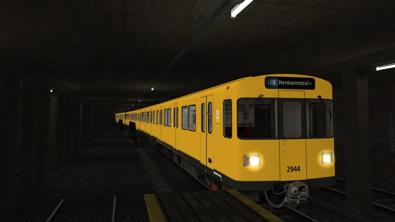 TRS2009IU-Bahn Sim Berlin: Mit einem F-Drehstromer, auf der U8 Unterwegs.( Gameplay #12 )