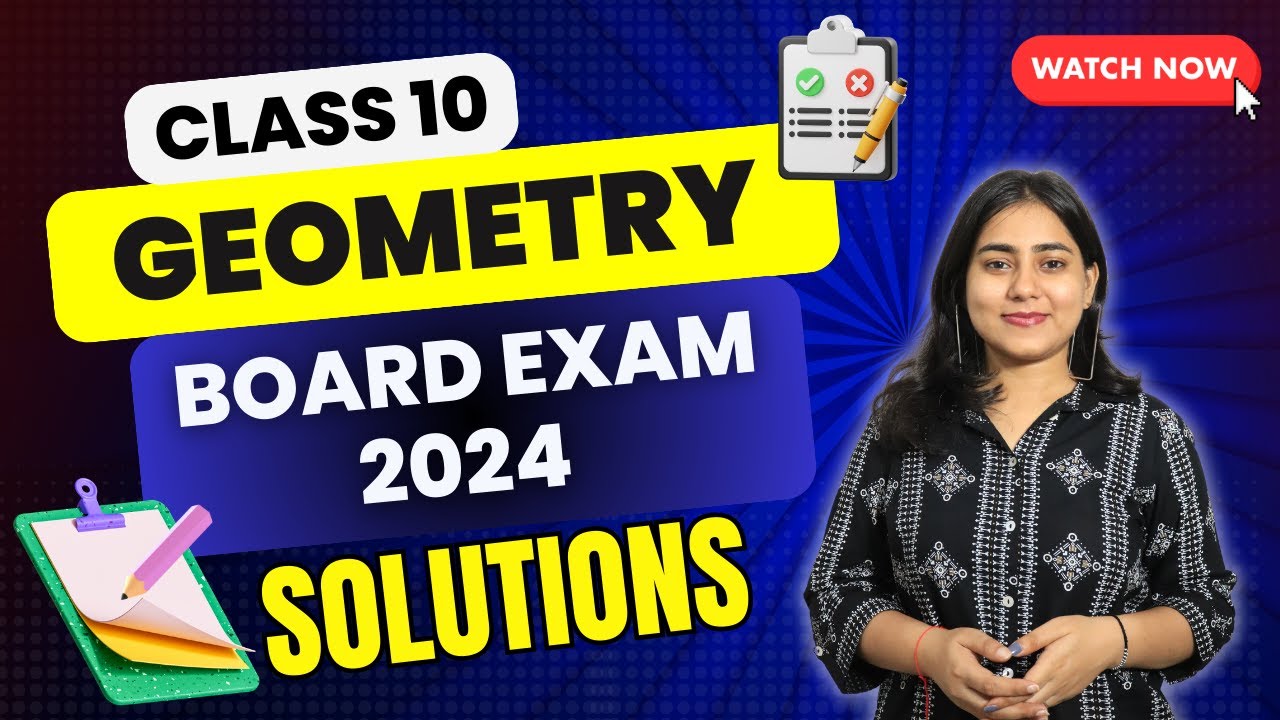 🔴LIVE | Geometry Paper solutions | Class 10 SSC Board exam 2024 | Maharashtra Board @GalaxyofMaths