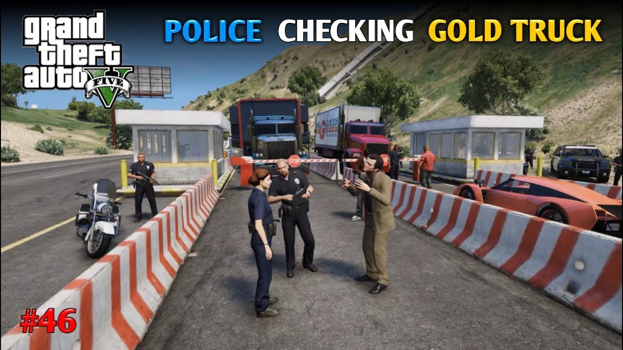 POLICE CHECKING MICHAEL TRUCK | GTA V GAMEPLAY #46