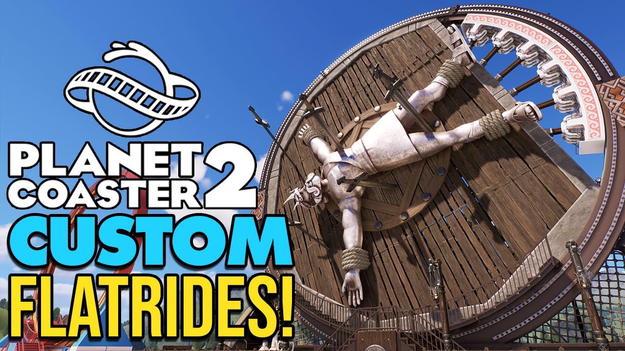 What you can do to Flatrides in Planet Coaster 2!: Flat Ride Skins!