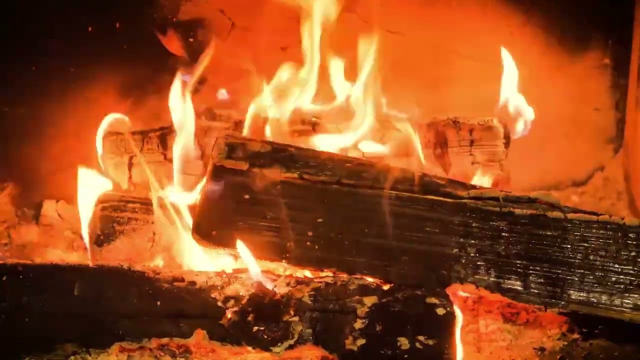 Cozy Cabin Fireplace Sounds (6 Hours) — Study, Read, Relax