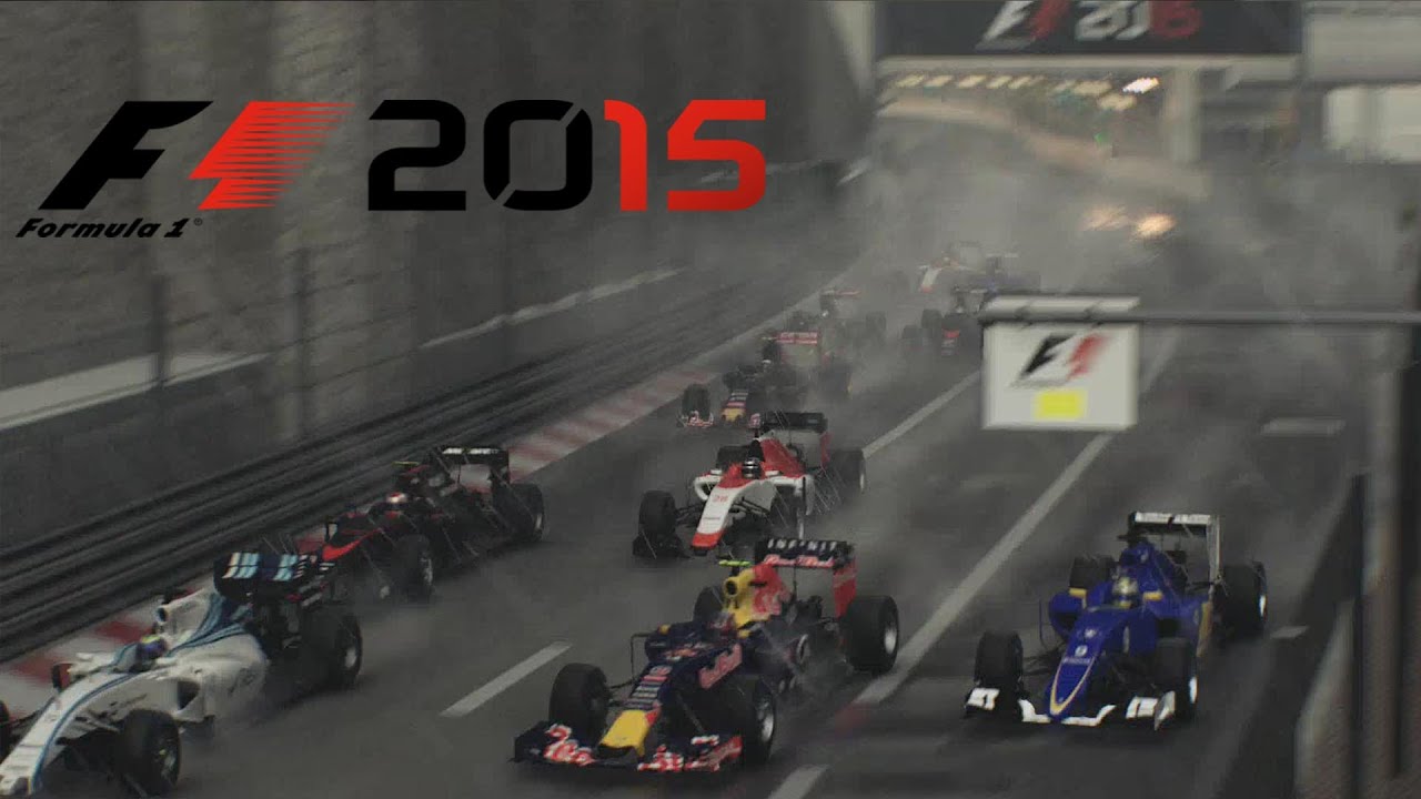F1 2015 - Monaco , Stevens Manor Marussia Gameplay - Heavy Rain [ HD ]