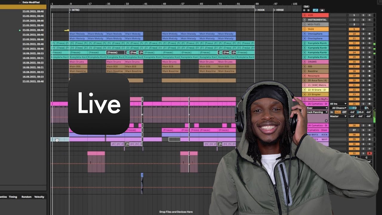 Making A Central Cee Type Beat Live On Stream