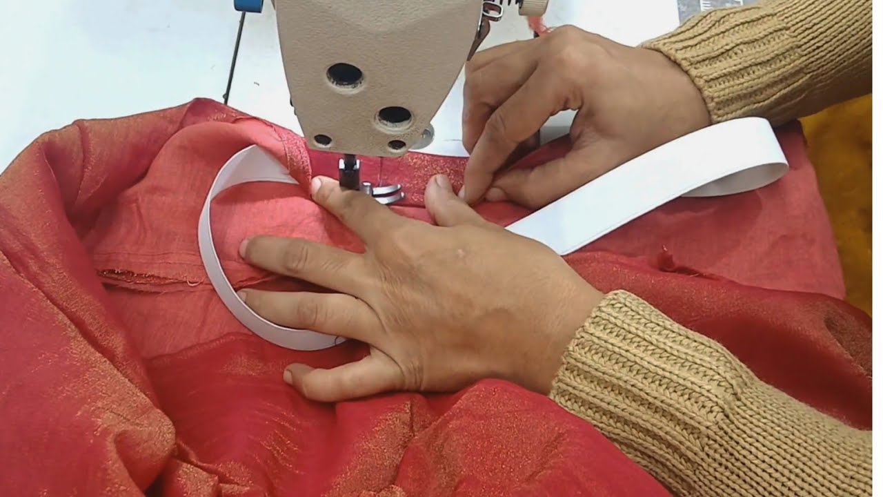 Salwar me lastik lagana sikhe #babyboutique 