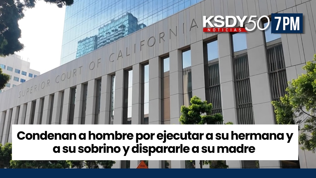 Condenan a hombre por ejecutar a su hermana y a su sobrino y dispararle a su madre KSDY NOTICIAS 7PM