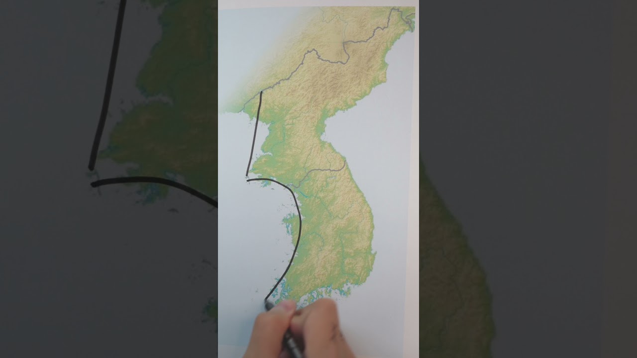 3 Steps to draw Korea