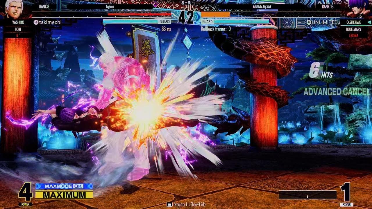 KOF XV_ Leona, O.Shermie & Blue Mary vs. K, Yashiro & Iori