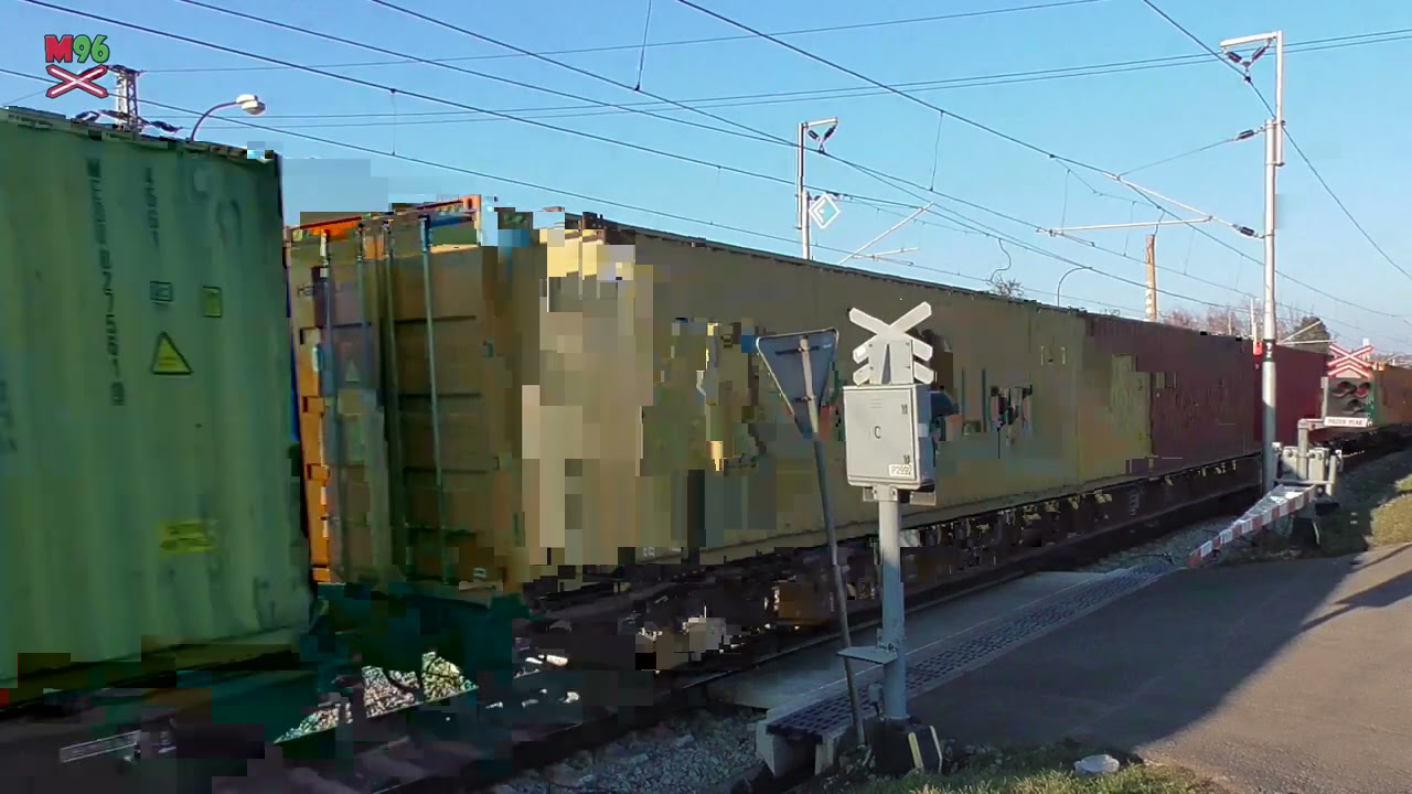 Železniční přejezd Křešice u Děčína #3 [P2992] - 28.2.2021 / Czech railroad crossing