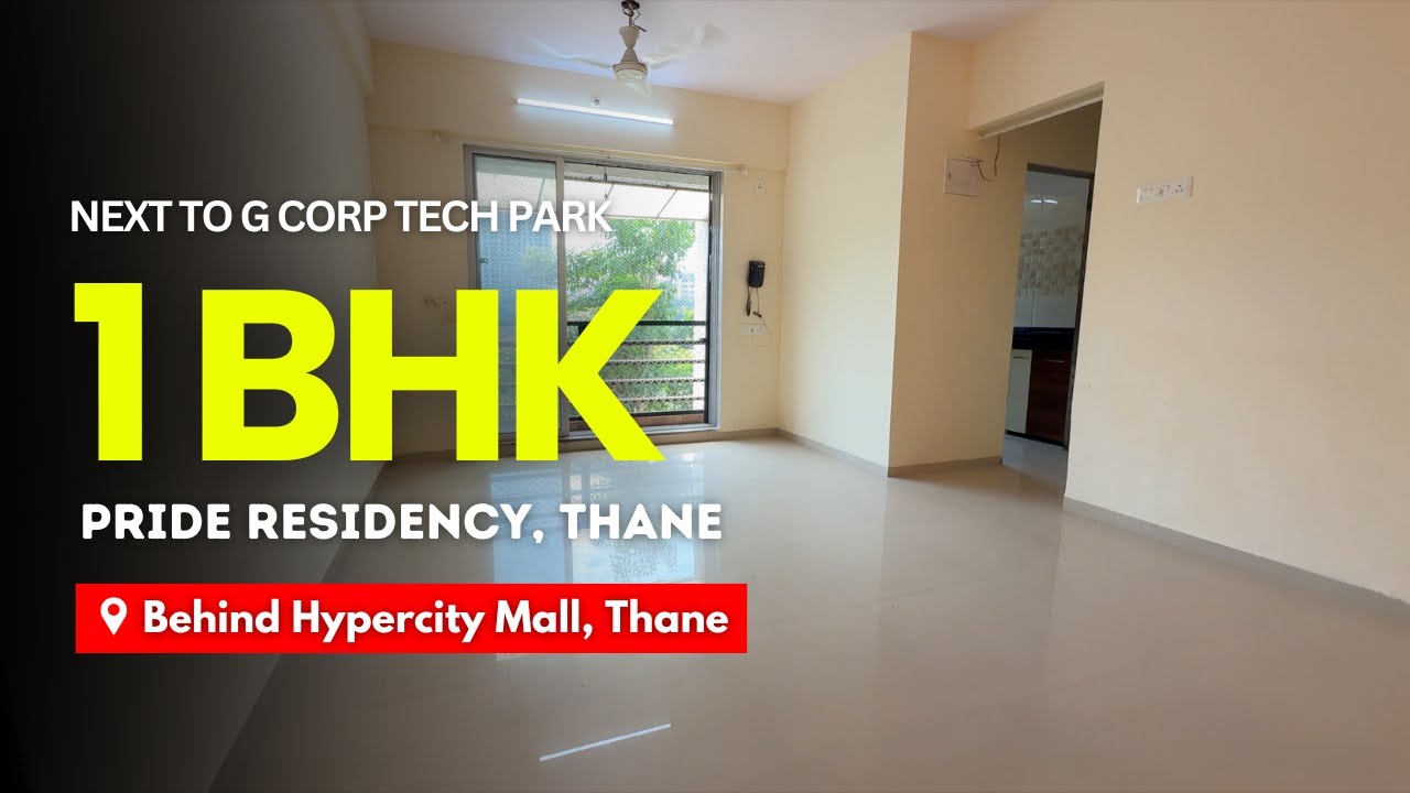 Stunning 1 BHK Flat For Sale In Pride Residency, Next to G Corp Tech Park, Thane | Swagat Properties