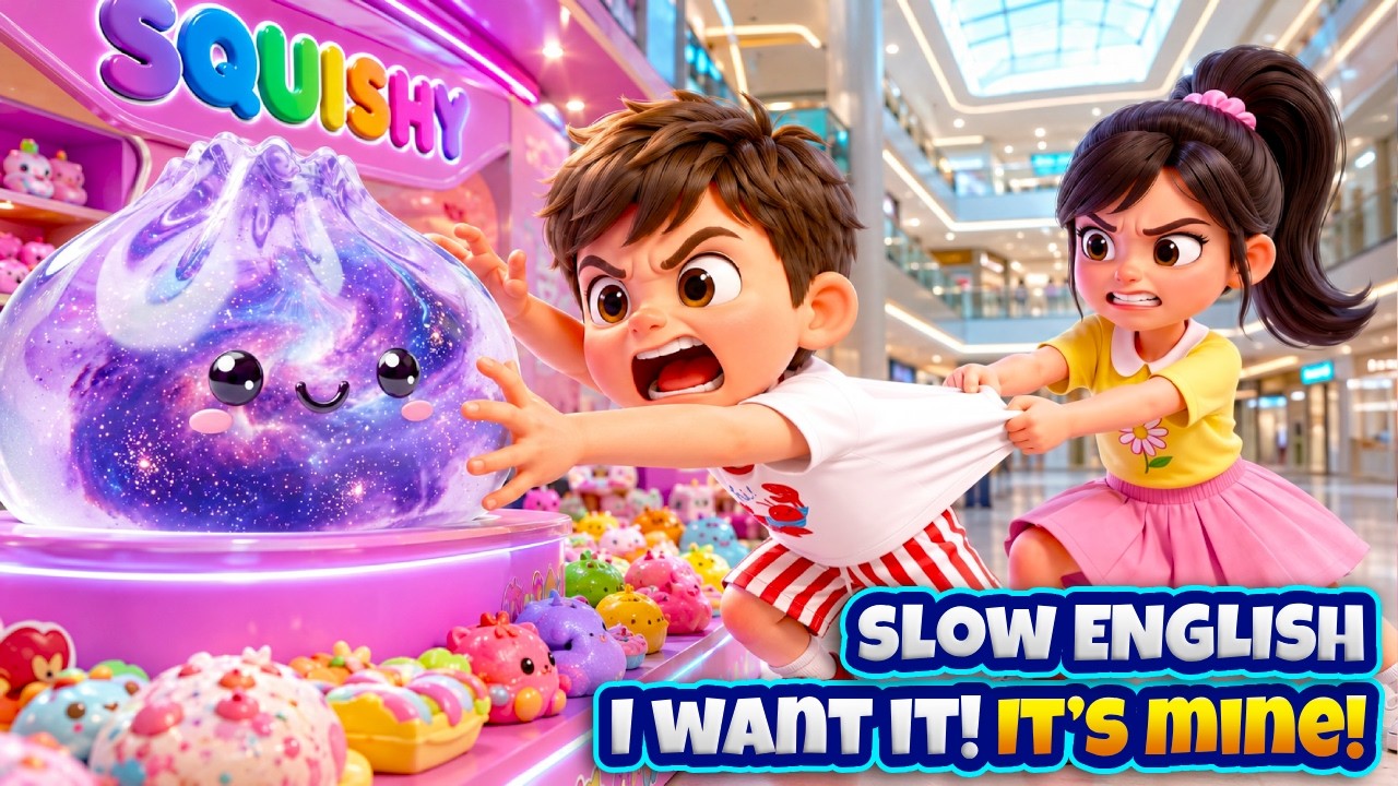Maya Won a Rare Squishy&hellip; Then It Disappeared! 😱💜 | Slow English Listening Story (A2 Level)