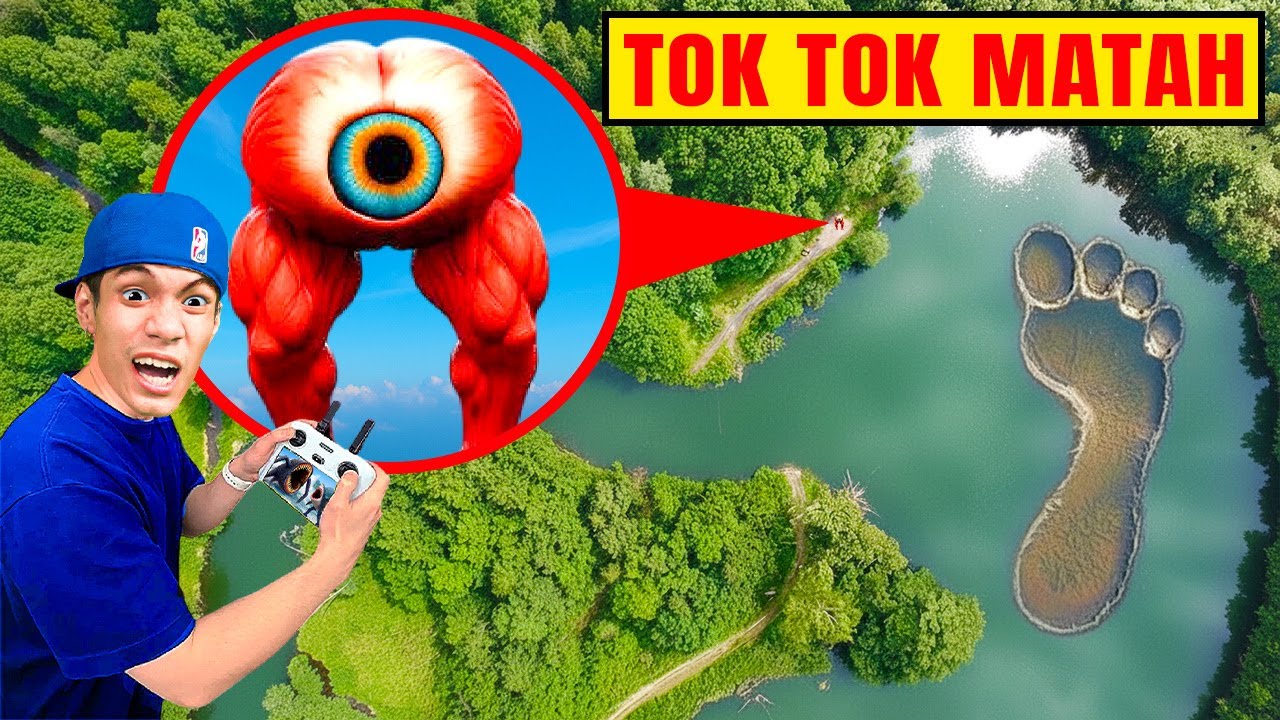 MY DRONE FILMED HUNTRIX vs TOK TOK MATAH in REAL LIFE at 3AM! 😱 (FULL MOVIE)