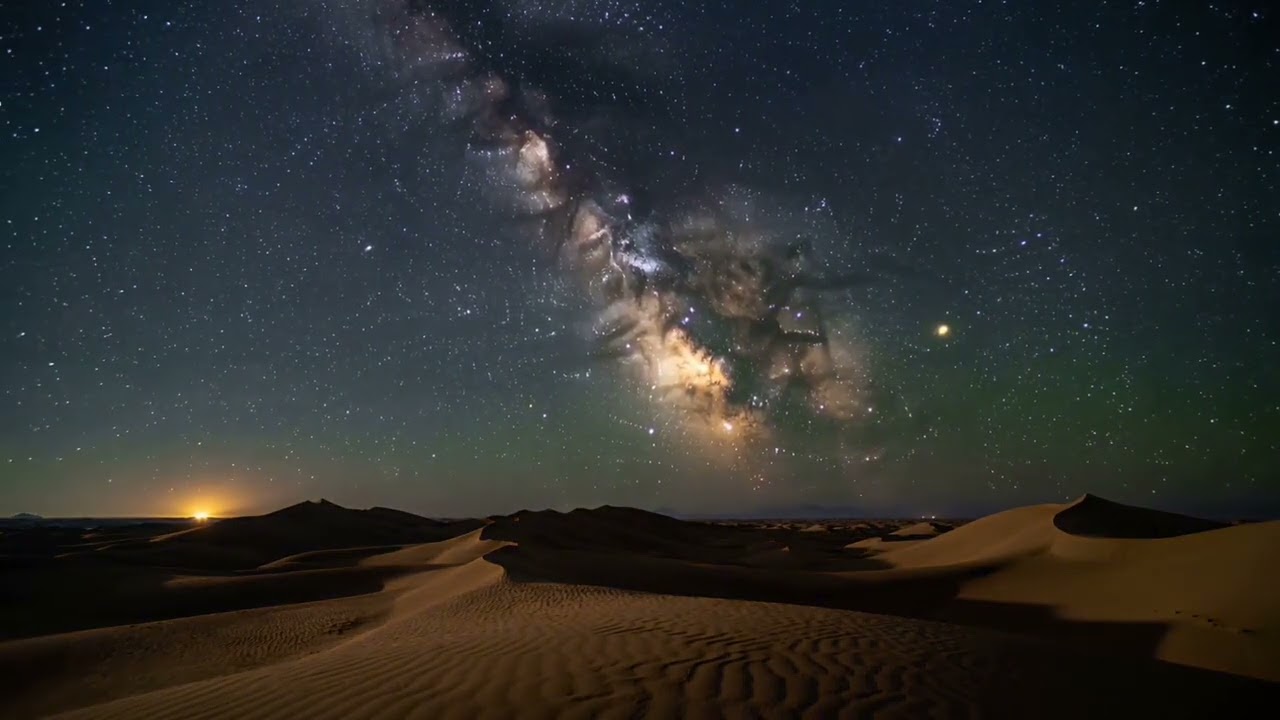 Desert Night Sky | Relaxing Sleep Video