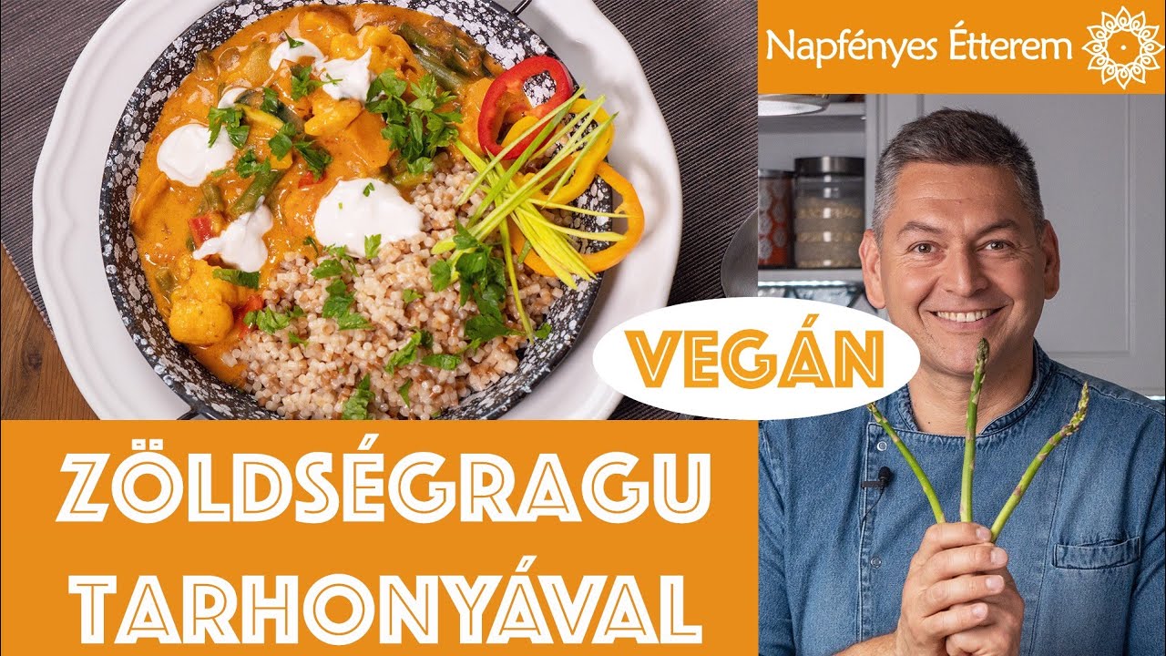 Zöldségpaprikás tarhonyával-isteni magyaros vegán fogás!