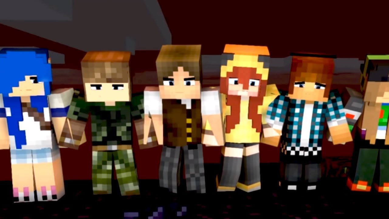 YOUTUBERS x O MAL l REACT ANIMAÇÃO MINECRAFT