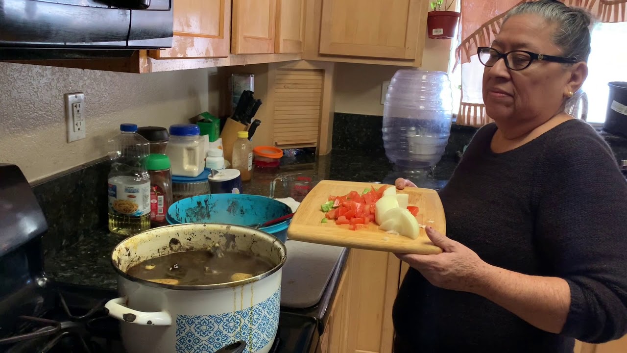Belizean chimole black soup