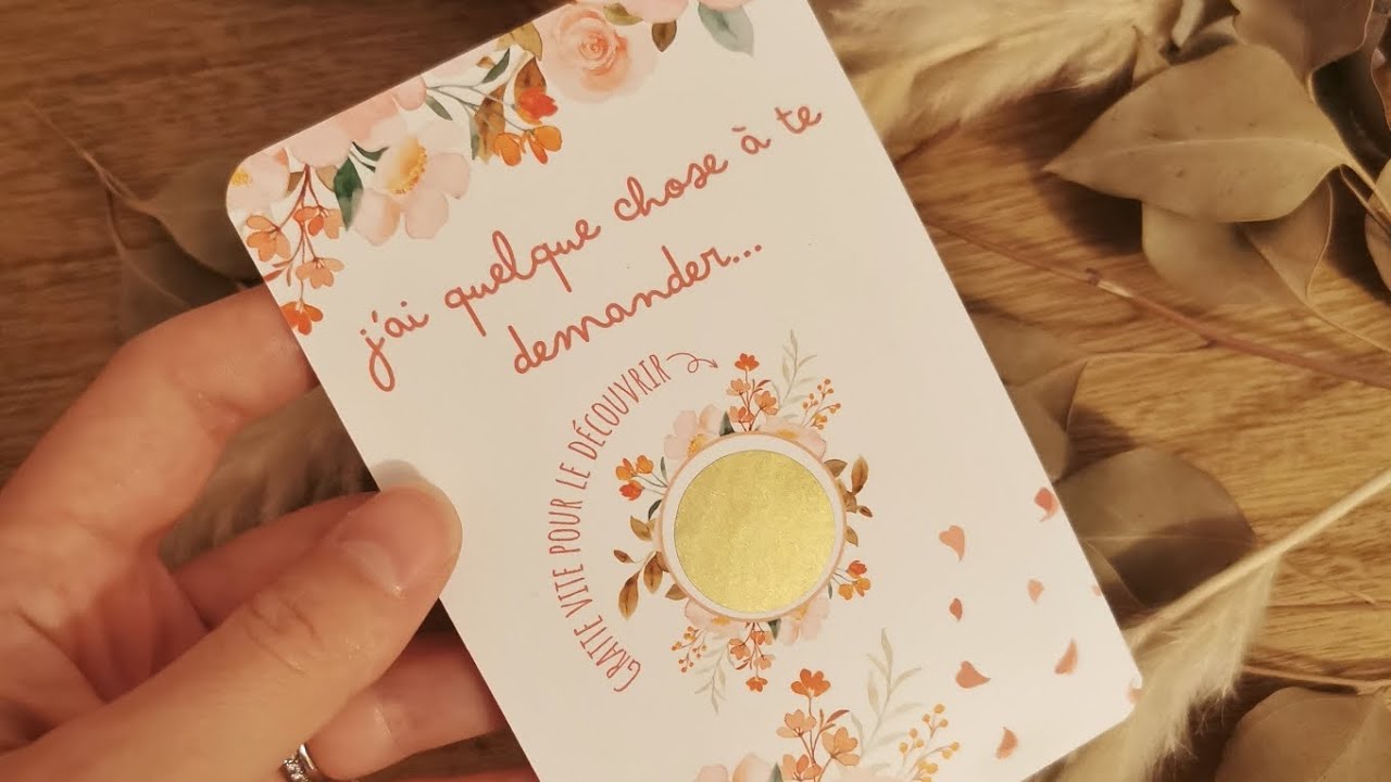 Tuto carte &agrave; gratter 
