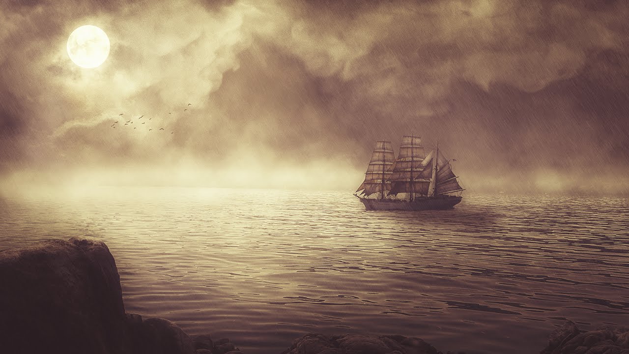 How to Make Simple Matte Painting Manipulation In Photoshop